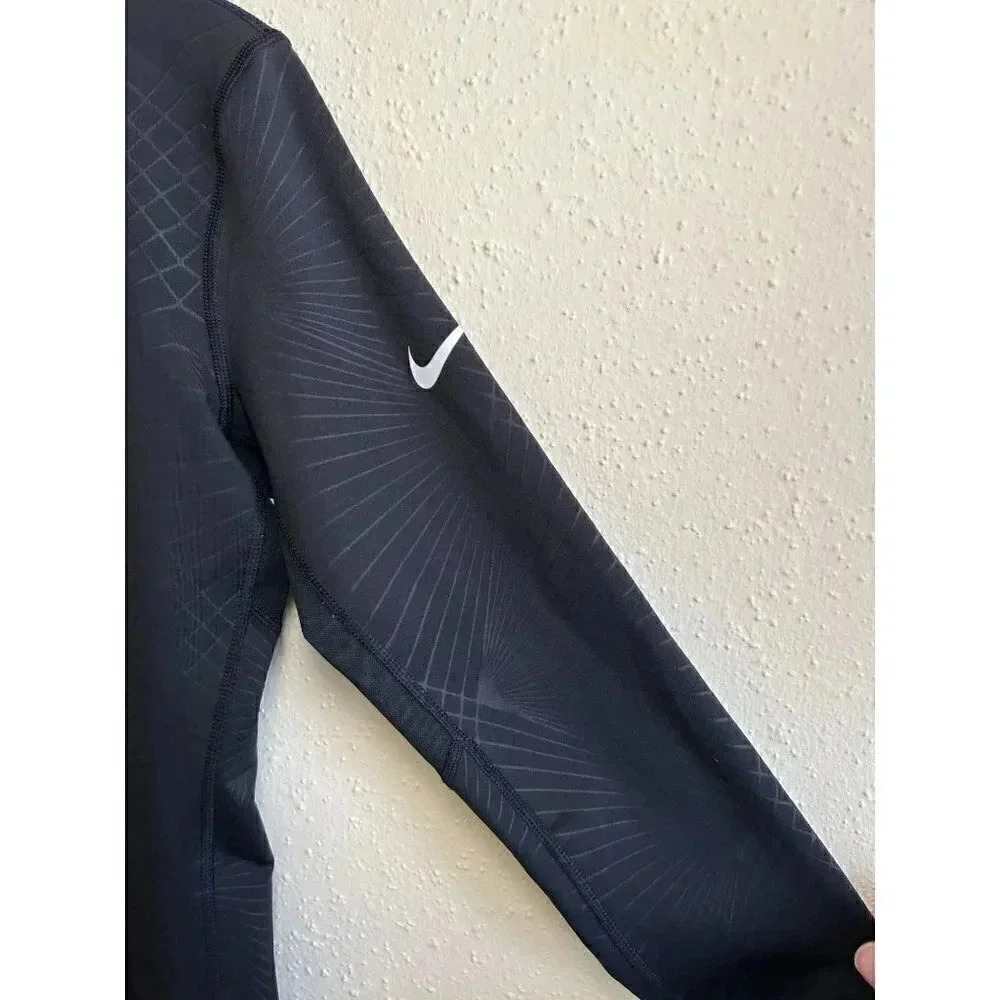 NIKE PRO HYPERWARM DRI FIT HALFZIP BLACK L - Picture 4 of 5